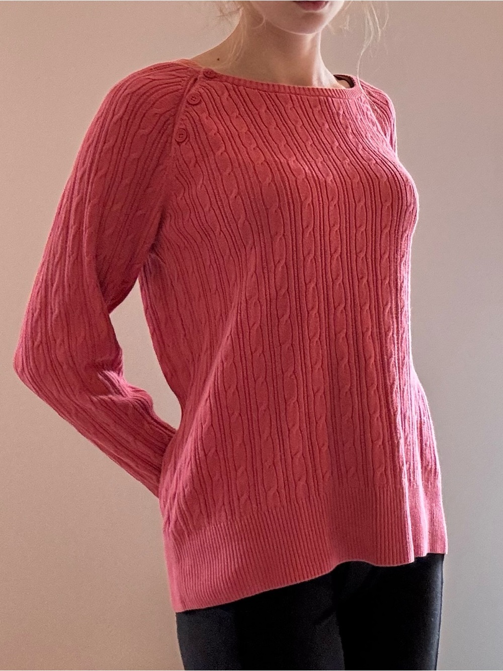 Sonoma Petite Pink Sweater